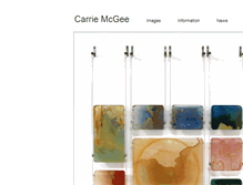 Tablet Screenshot of carriemcgee.com